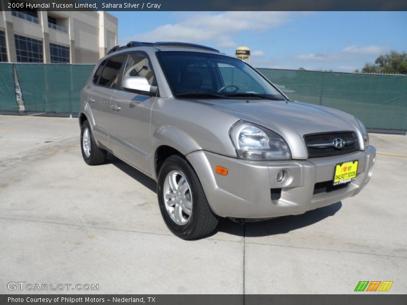 Sahara Silver / Gray 2006 Hyundai Tucson Limited