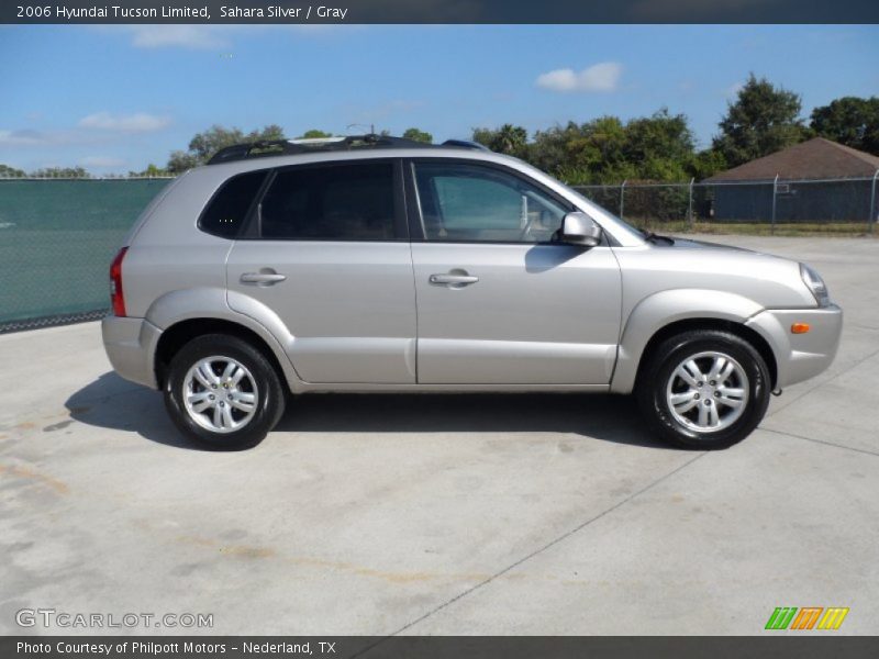 Sahara Silver / Gray 2006 Hyundai Tucson Limited