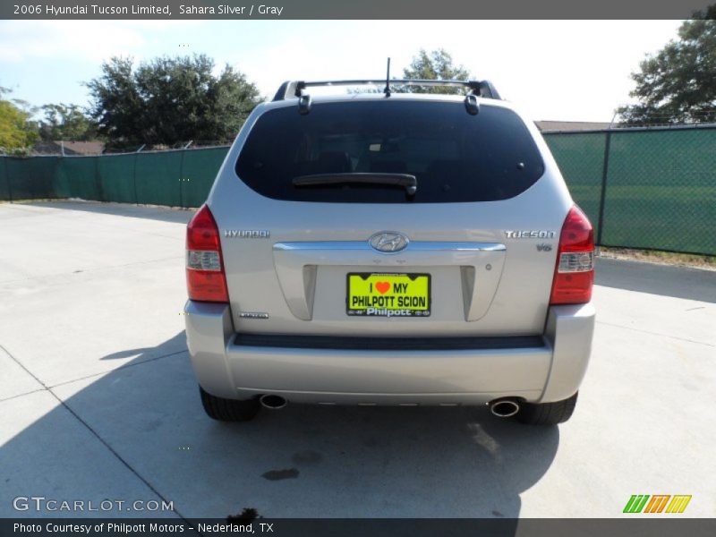 Sahara Silver / Gray 2006 Hyundai Tucson Limited