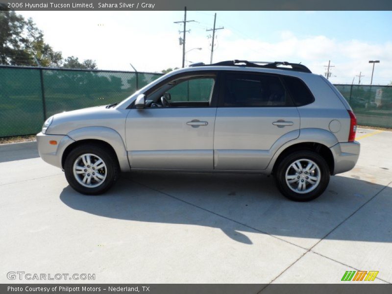 Sahara Silver / Gray 2006 Hyundai Tucson Limited