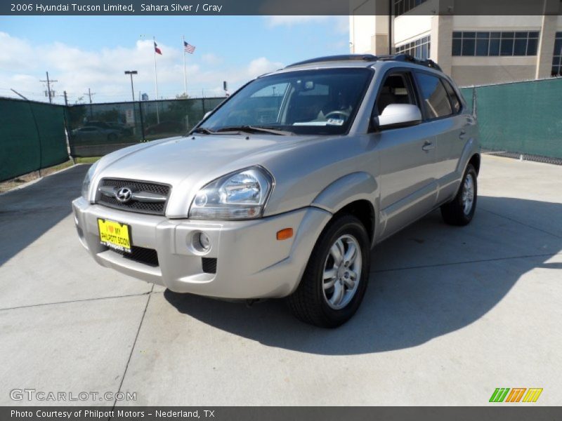 Sahara Silver / Gray 2006 Hyundai Tucson Limited