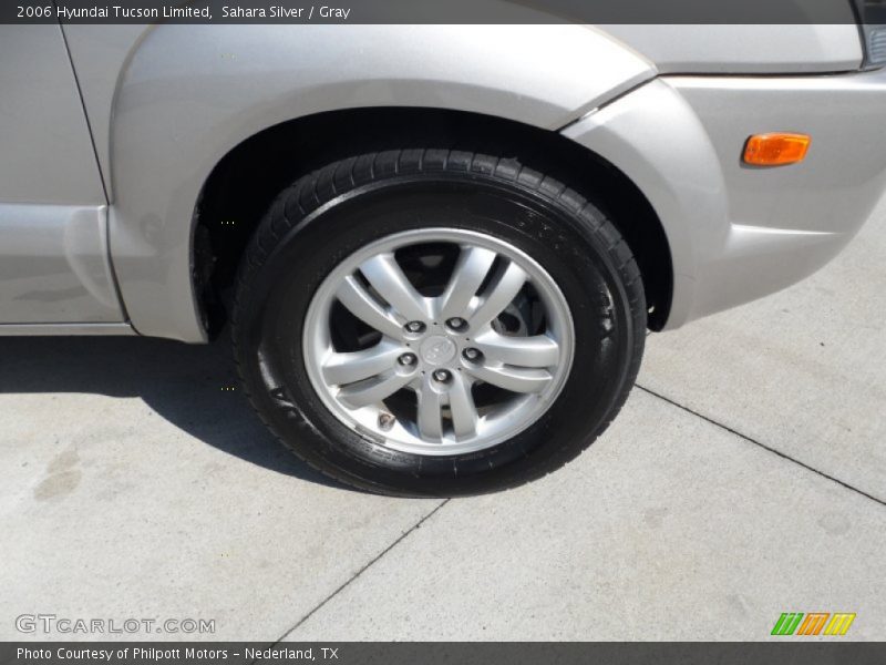 Sahara Silver / Gray 2006 Hyundai Tucson Limited