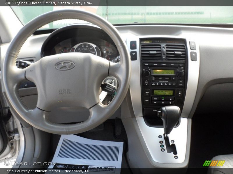 Sahara Silver / Gray 2006 Hyundai Tucson Limited