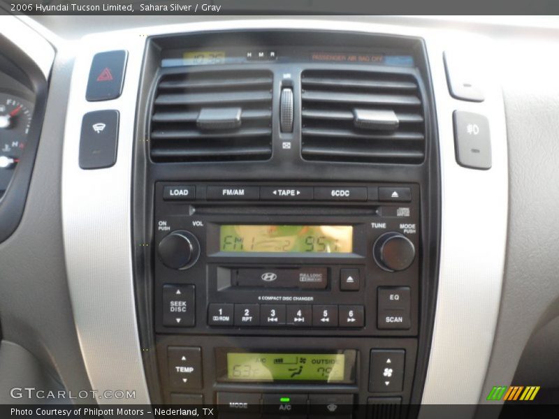 Sahara Silver / Gray 2006 Hyundai Tucson Limited
