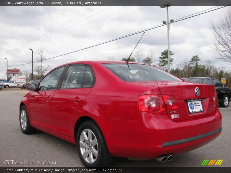 Salsa Red / Anthracite 2007 Volkswagen Jetta 2.5 Sedan