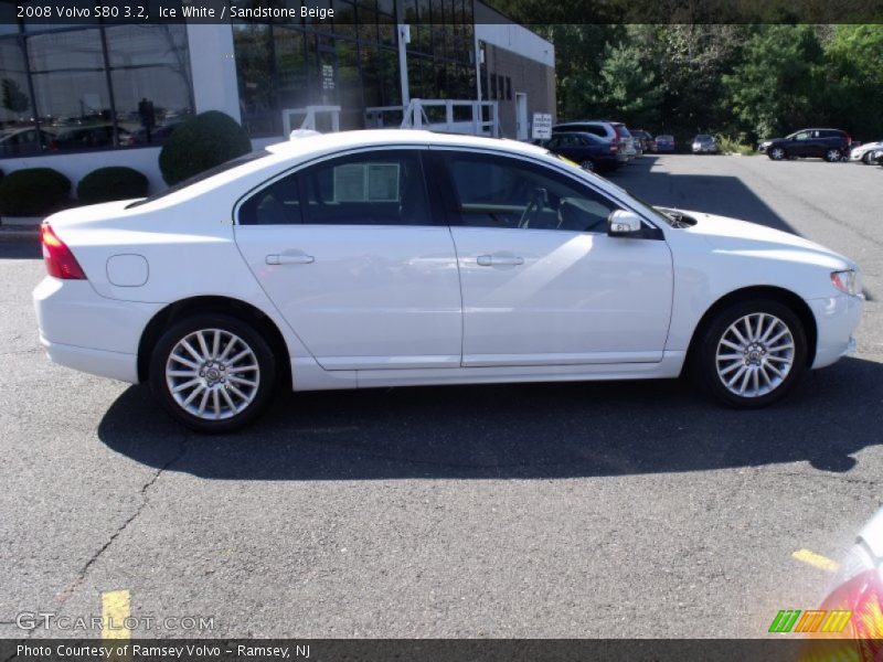 Ice White / Sandstone Beige 2008 Volvo S80 3.2