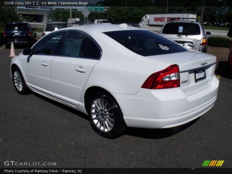 Ice White / Sandstone Beige 2008 Volvo S80 3.2