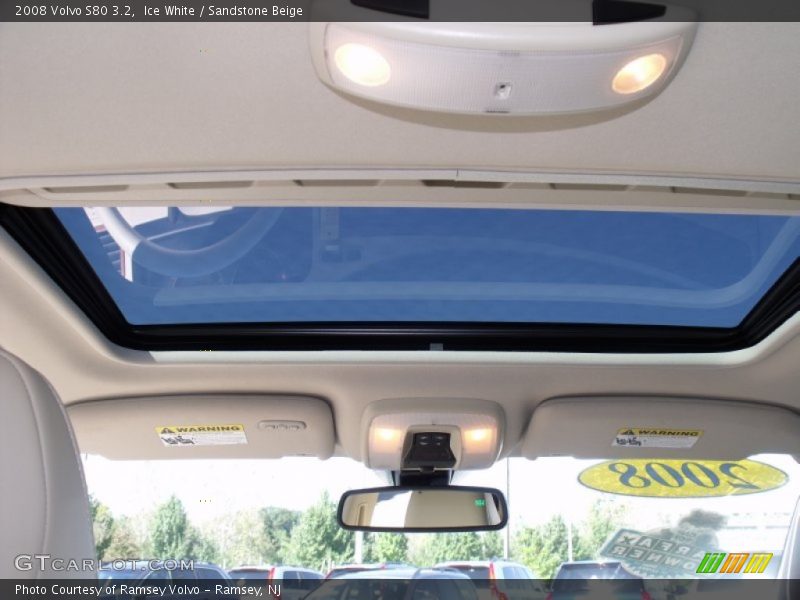 Ice White / Sandstone Beige 2008 Volvo S80 3.2
