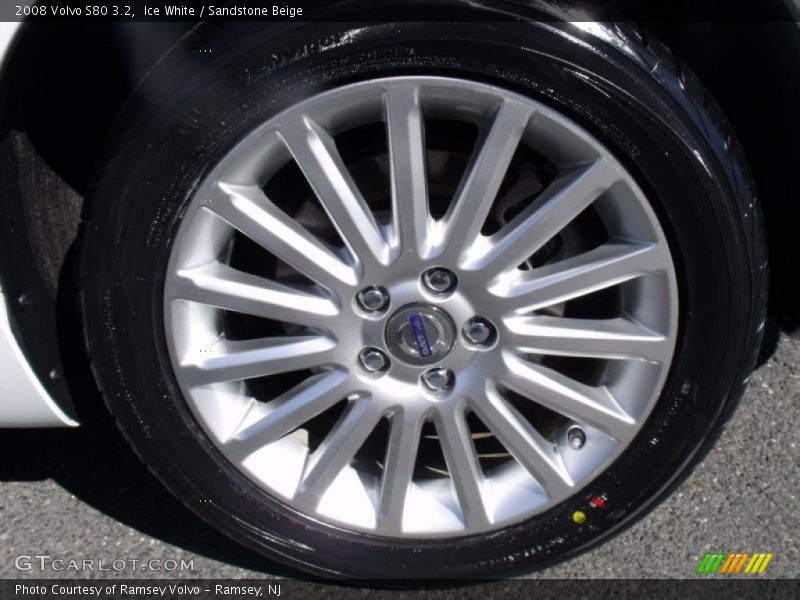 Ice White / Sandstone Beige 2008 Volvo S80 3.2
