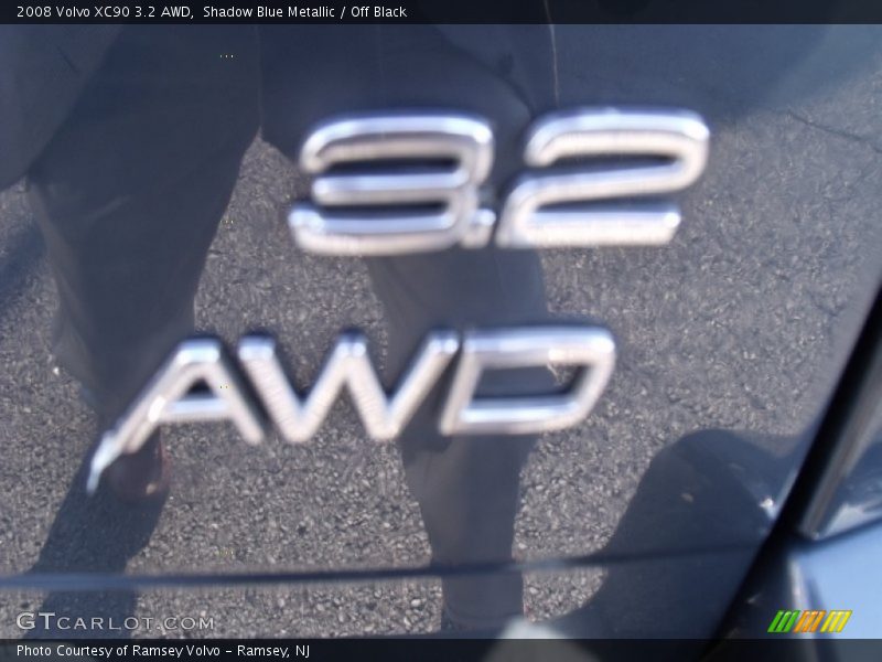 Shadow Blue Metallic / Off Black 2008 Volvo XC90 3.2 AWD