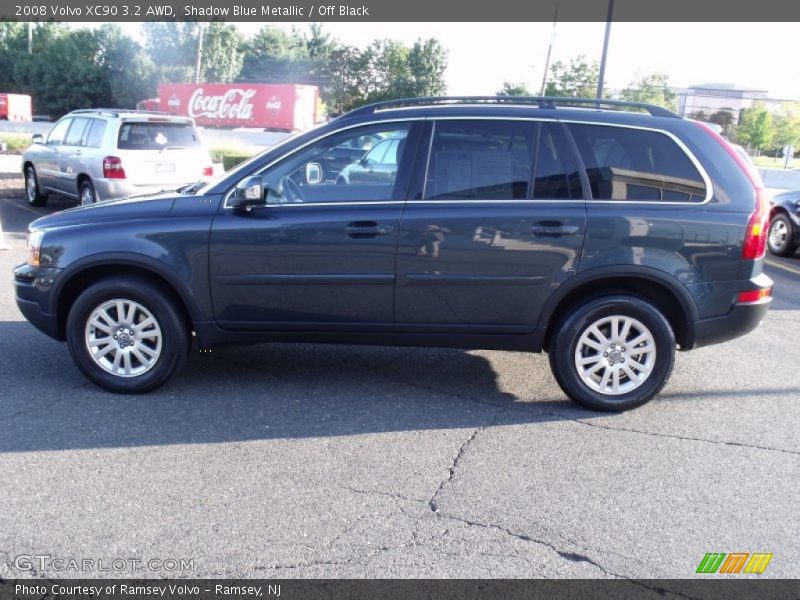 Shadow Blue Metallic / Off Black 2008 Volvo XC90 3.2 AWD