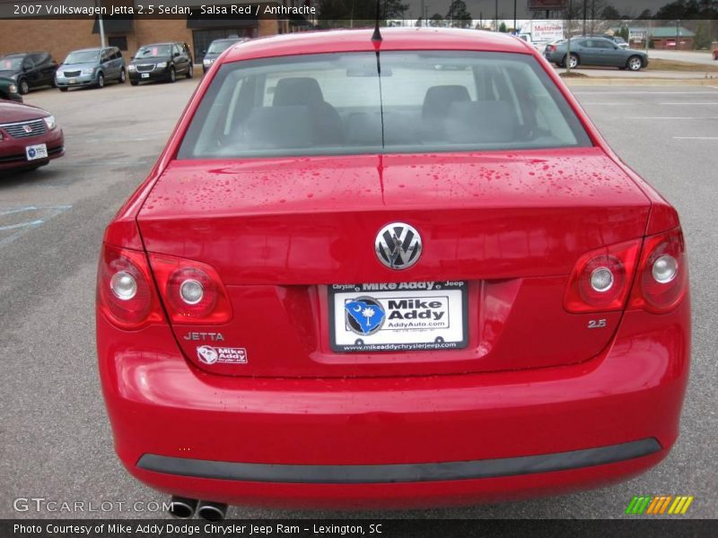 Salsa Red / Anthracite 2007 Volkswagen Jetta 2.5 Sedan