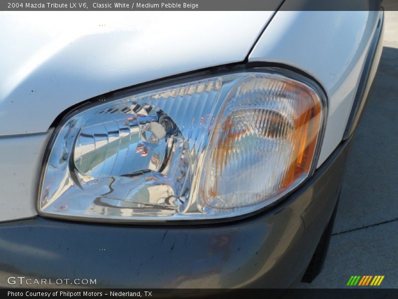 Classic White / Medium Pebble Beige 2004 Mazda Tribute LX V6
