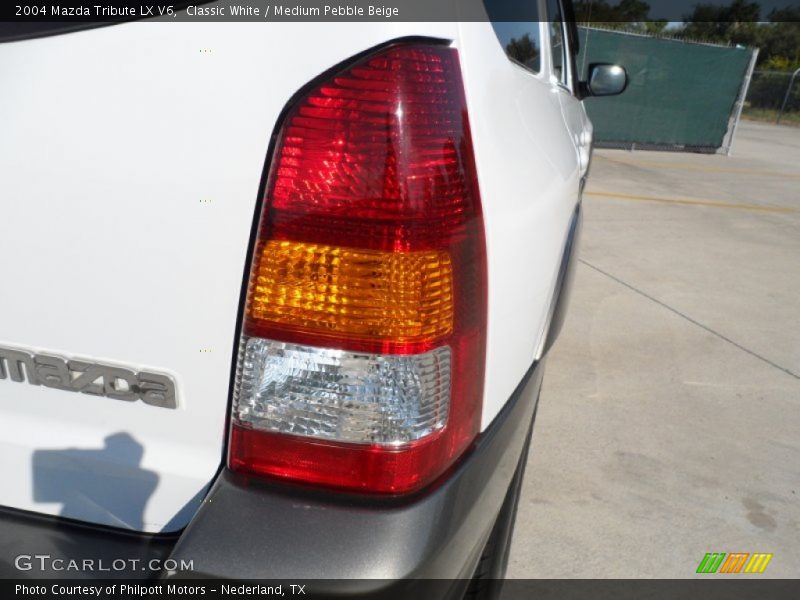 Classic White / Medium Pebble Beige 2004 Mazda Tribute LX V6