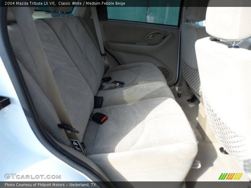 Classic White / Medium Pebble Beige 2004 Mazda Tribute LX V6