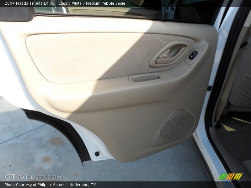 Classic White / Medium Pebble Beige 2004 Mazda Tribute LX V6