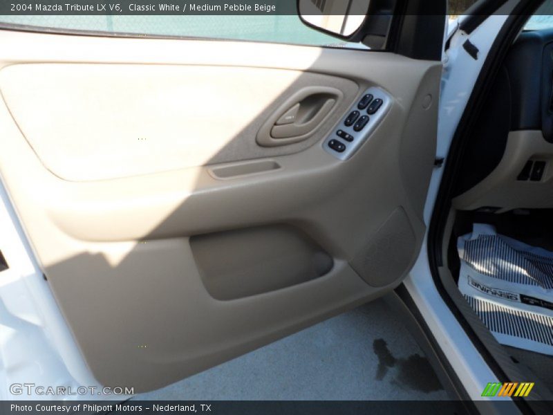 Classic White / Medium Pebble Beige 2004 Mazda Tribute LX V6