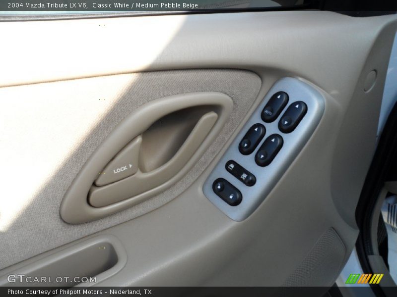 Classic White / Medium Pebble Beige 2004 Mazda Tribute LX V6