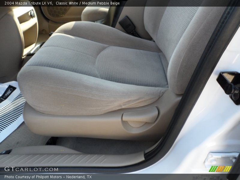 Classic White / Medium Pebble Beige 2004 Mazda Tribute LX V6