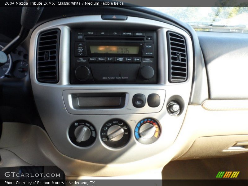 Classic White / Medium Pebble Beige 2004 Mazda Tribute LX V6
