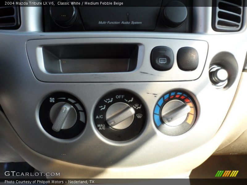 Classic White / Medium Pebble Beige 2004 Mazda Tribute LX V6