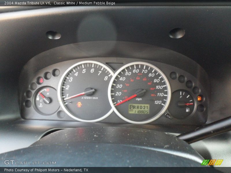  2004 Tribute LX V6 LX V6 Gauges