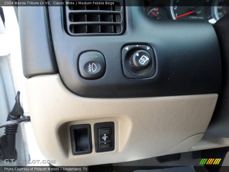 Classic White / Medium Pebble Beige 2004 Mazda Tribute LX V6