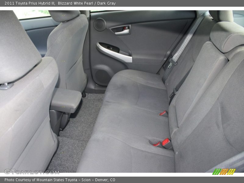Blizzard White Pearl / Dark Gray 2011 Toyota Prius Hybrid III
