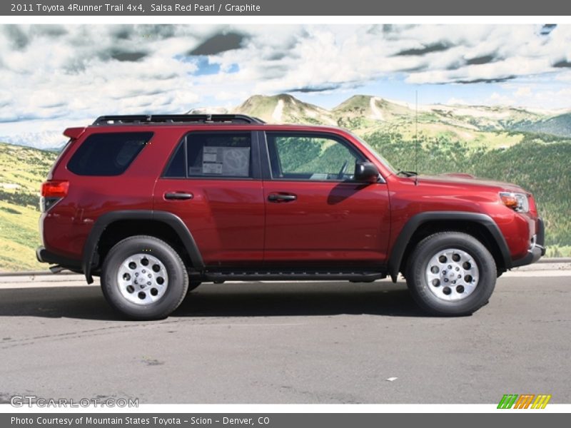 Salsa Red Pearl / Graphite 2011 Toyota 4Runner Trail 4x4
