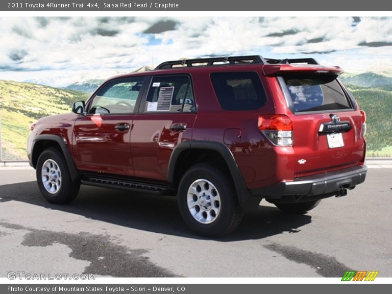 Salsa Red Pearl / Graphite 2011 Toyota 4Runner Trail 4x4