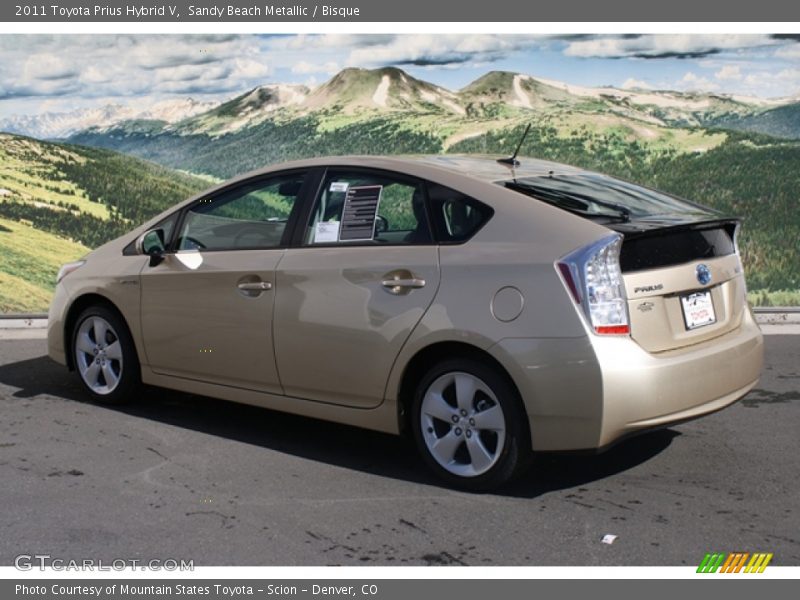 Sandy Beach Metallic / Bisque 2011 Toyota Prius Hybrid V