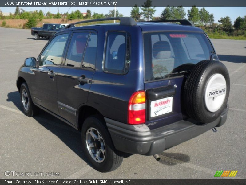 Black / Medium Gray 2000 Chevrolet Tracker 4WD Hard Top