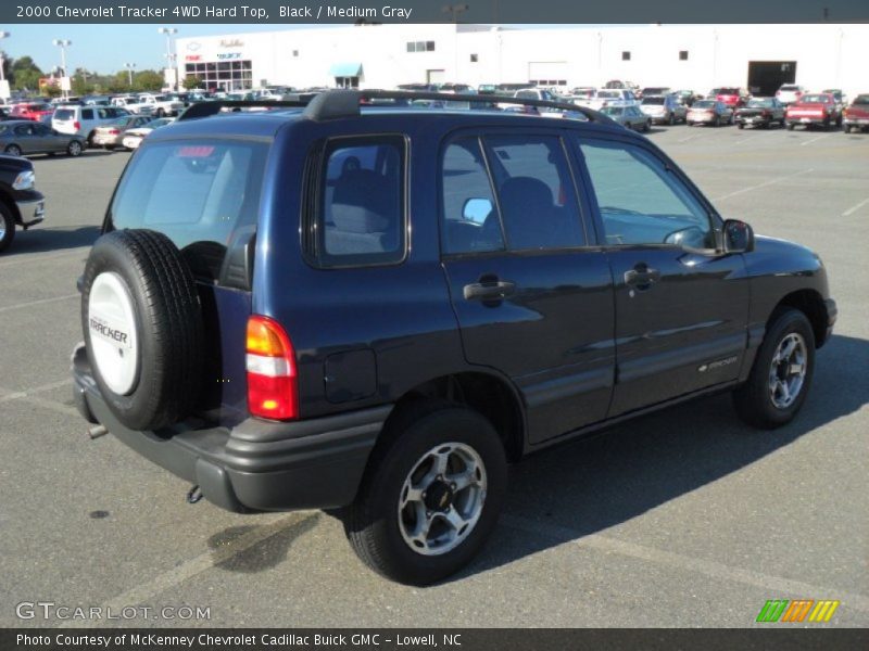 Black / Medium Gray 2000 Chevrolet Tracker 4WD Hard Top
