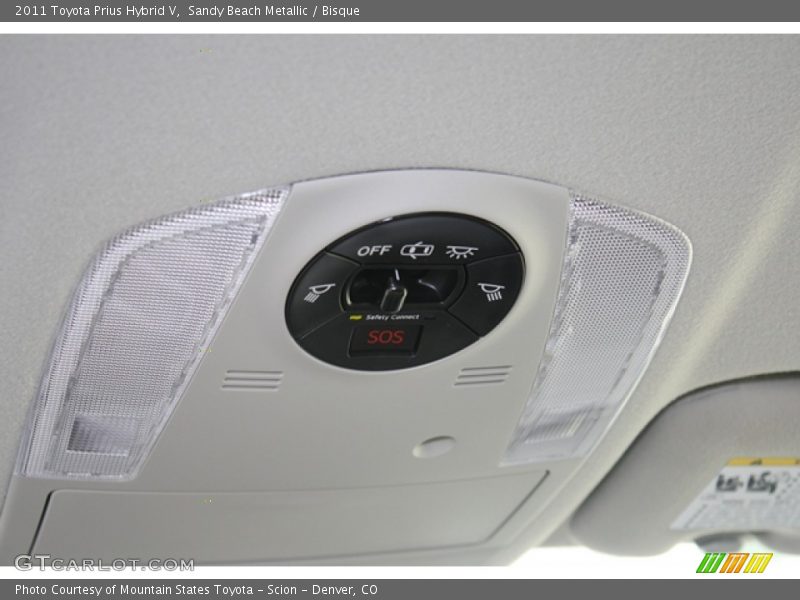 Sandy Beach Metallic / Bisque 2011 Toyota Prius Hybrid V