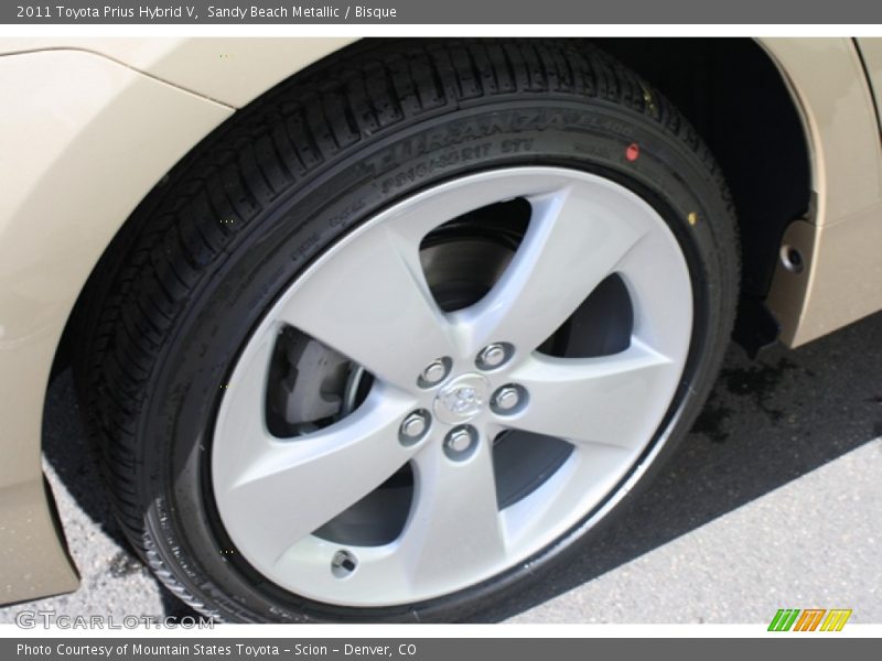 Sandy Beach Metallic / Bisque 2011 Toyota Prius Hybrid V