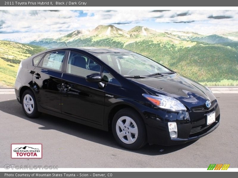 Black / Dark Gray 2011 Toyota Prius Hybrid II