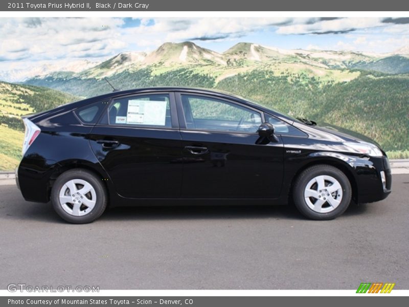 Black / Dark Gray 2011 Toyota Prius Hybrid II