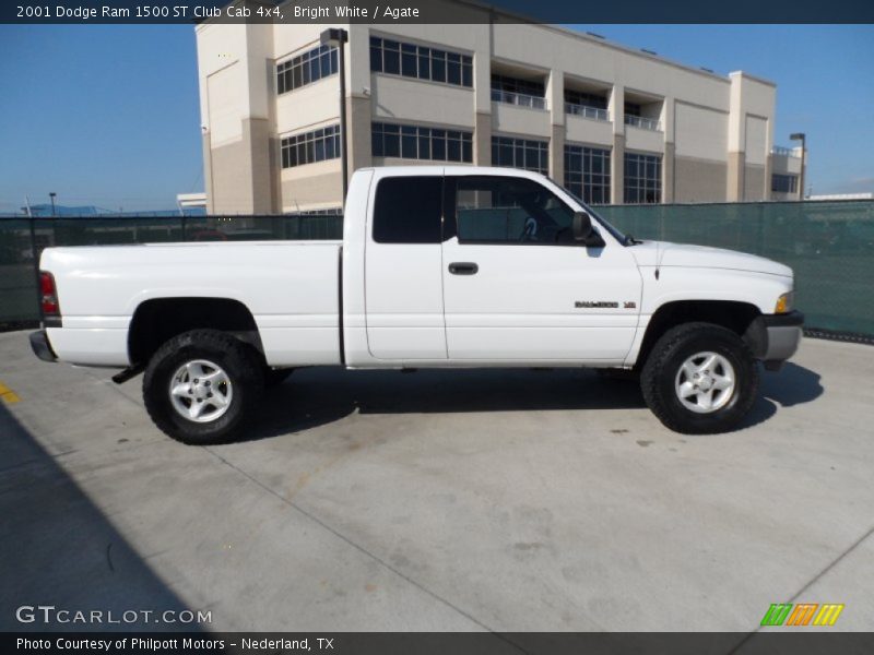 Bright White / Agate 2001 Dodge Ram 1500 ST Club Cab 4x4