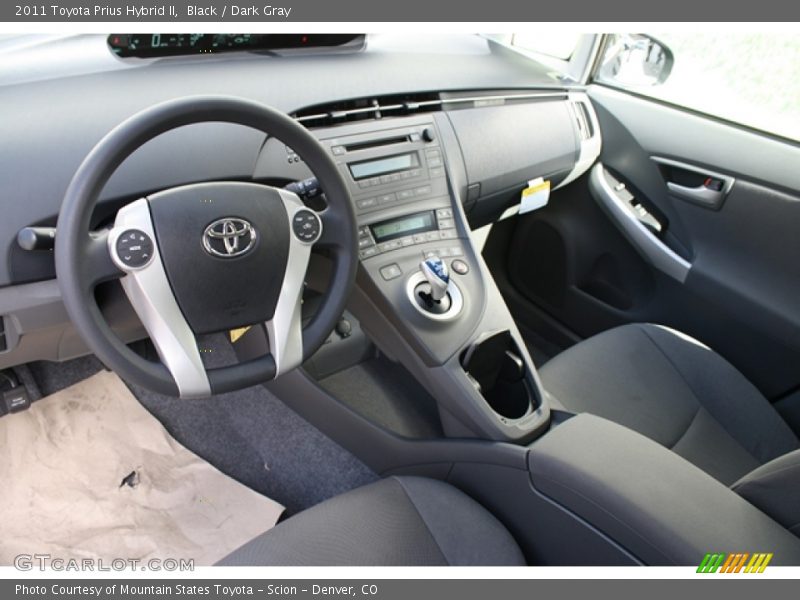 Black / Dark Gray 2011 Toyota Prius Hybrid II