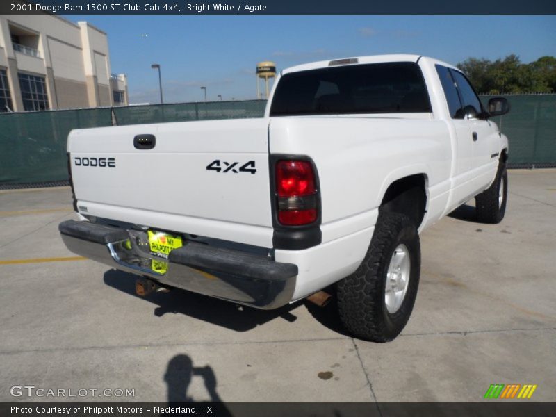 Bright White / Agate 2001 Dodge Ram 1500 ST Club Cab 4x4