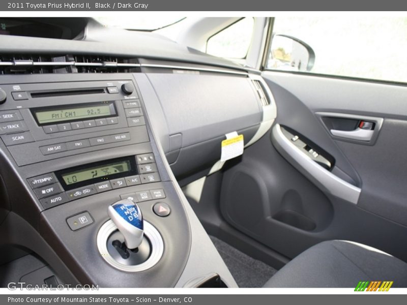 Black / Dark Gray 2011 Toyota Prius Hybrid II