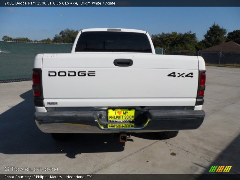 Bright White / Agate 2001 Dodge Ram 1500 ST Club Cab 4x4