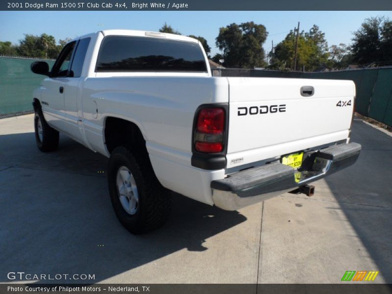Bright White / Agate 2001 Dodge Ram 1500 ST Club Cab 4x4