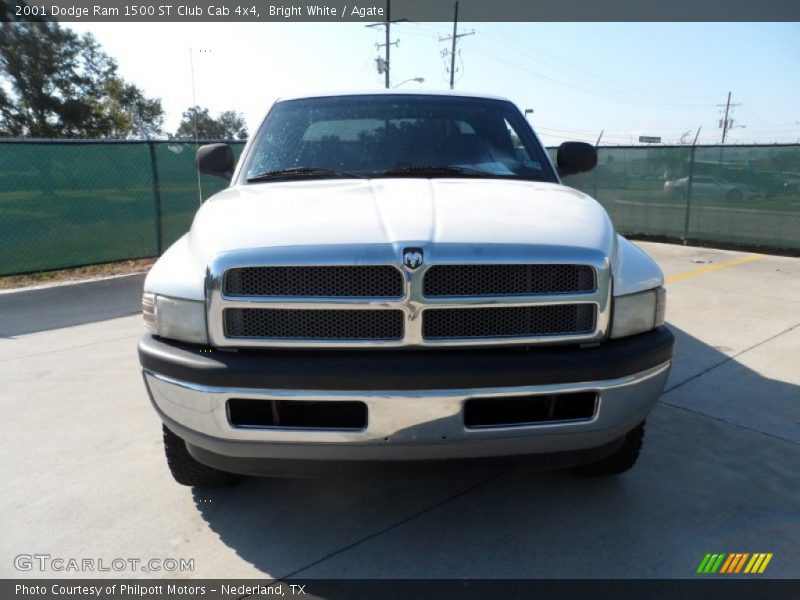 Bright White / Agate 2001 Dodge Ram 1500 ST Club Cab 4x4