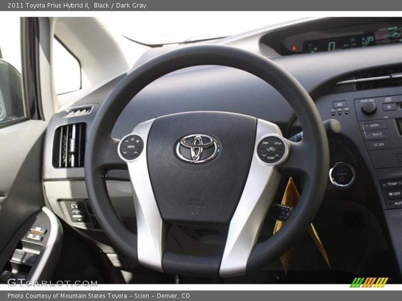 Black / Dark Gray 2011 Toyota Prius Hybrid II
