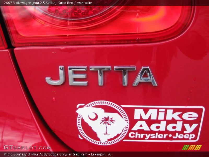 Salsa Red / Anthracite 2007 Volkswagen Jetta 2.5 Sedan