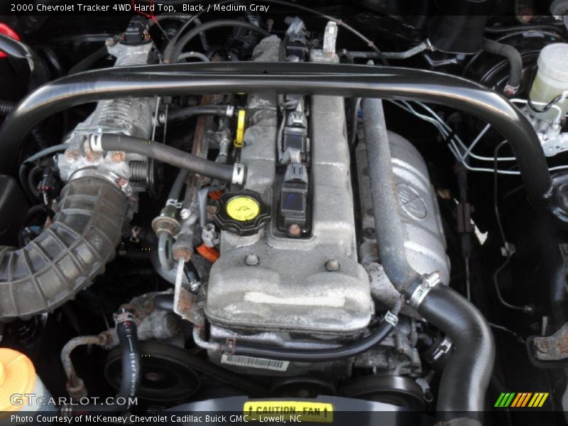  2000 Tracker 4WD Hard Top Engine - 2.0 Liter DOHC 16-Valve 4 Cylinder