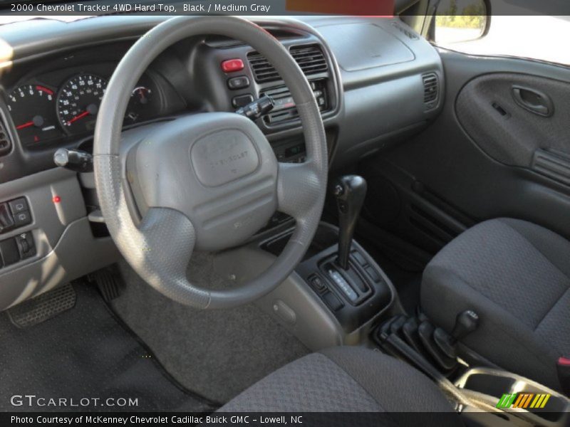Medium Gray Interior - 2000 Tracker 4WD Hard Top 