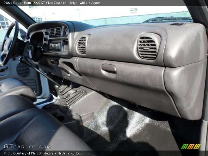 Bright White / Agate 2001 Dodge Ram 1500 ST Club Cab 4x4