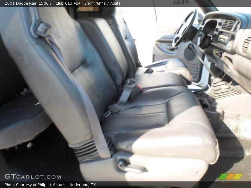 Bright White / Agate 2001 Dodge Ram 1500 ST Club Cab 4x4